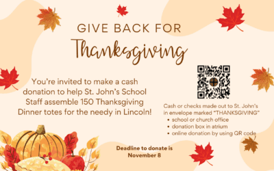 Give Back for Thanksgiving