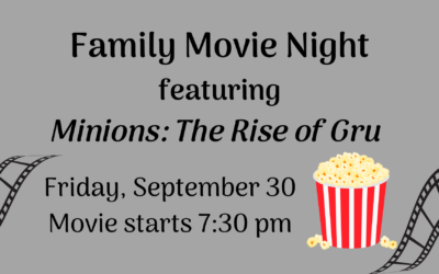 Family Movie Night – Sept. 30
