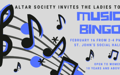 Ladies Music Bingo – February 16