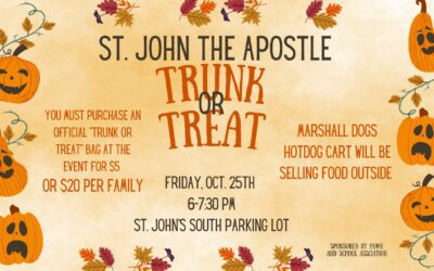 Trunk or Treat – October 25